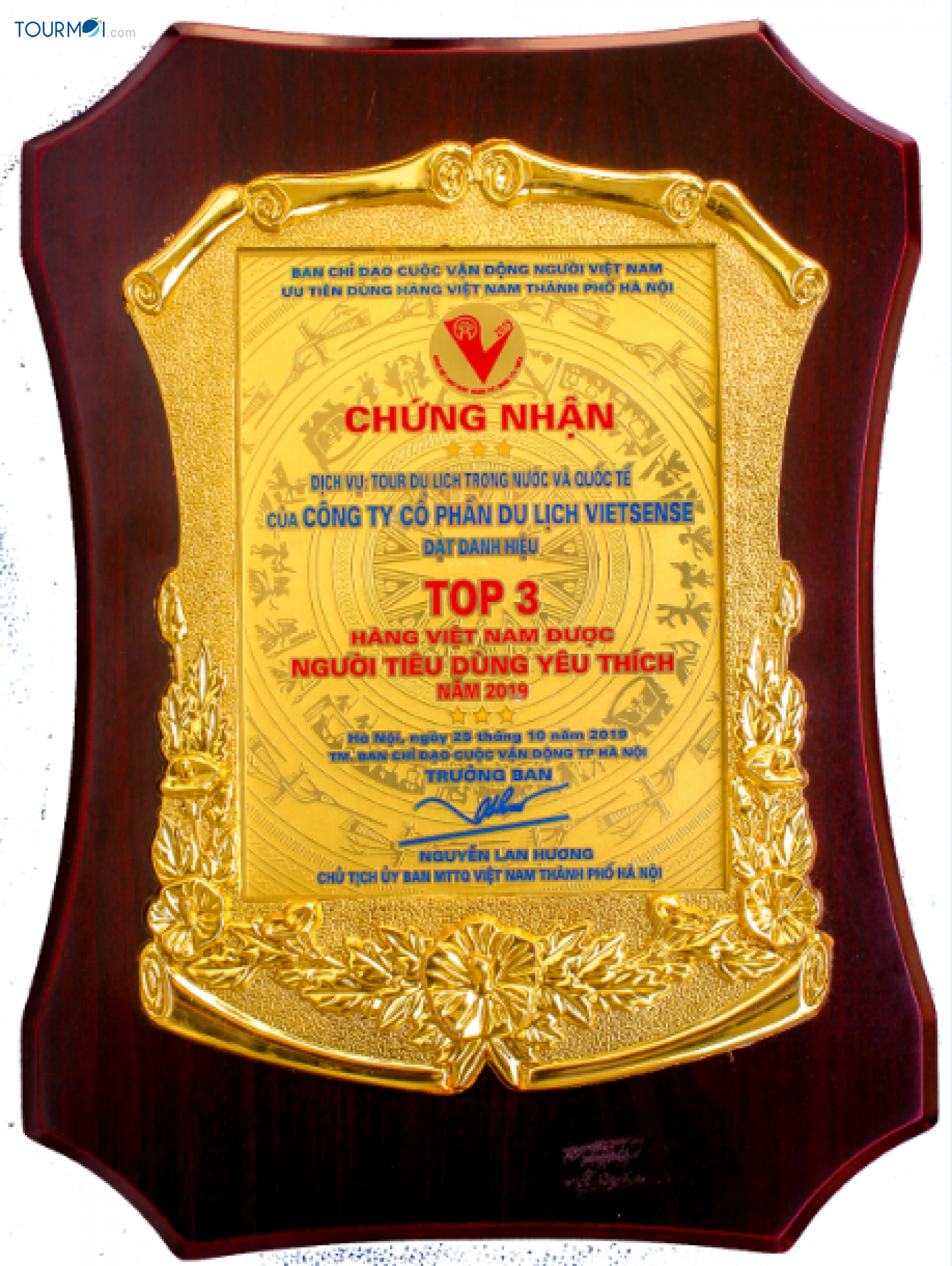 VietSense Travel đạt Top 3 Hàng Việt Nam được yêu thích 2019 - Ảnh 2 VietSense Travel đạt Top 3 Hàng Việt Nam được yêu thích 2019 - Ảnh 2